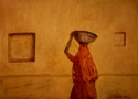 A drop of water! Oil painting Edel